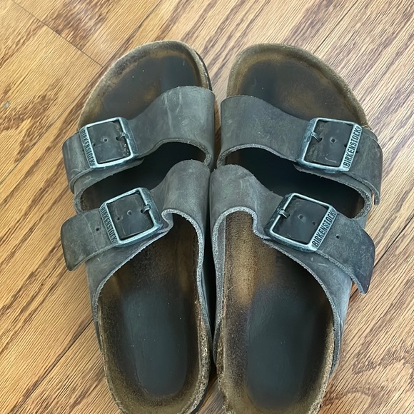 Gray Birkenstocks size 8 - Picture 1 of 2